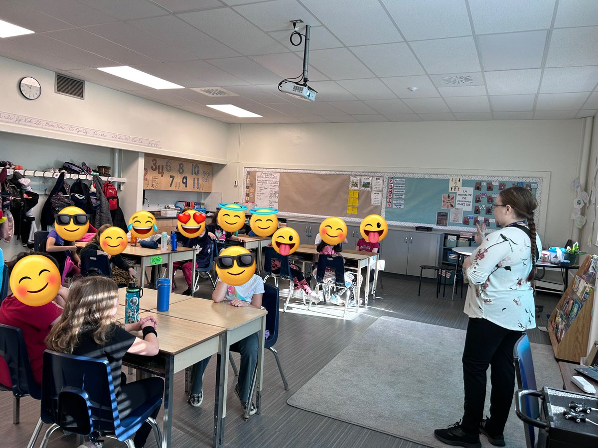 Mme Groulx, our student teacher came on Monday. Mme Groulx is awesome, she is a big help and she loves us! Written by S&amp;S <a href="/PEPanthersLND/">Princess Elizabeth PS</a>