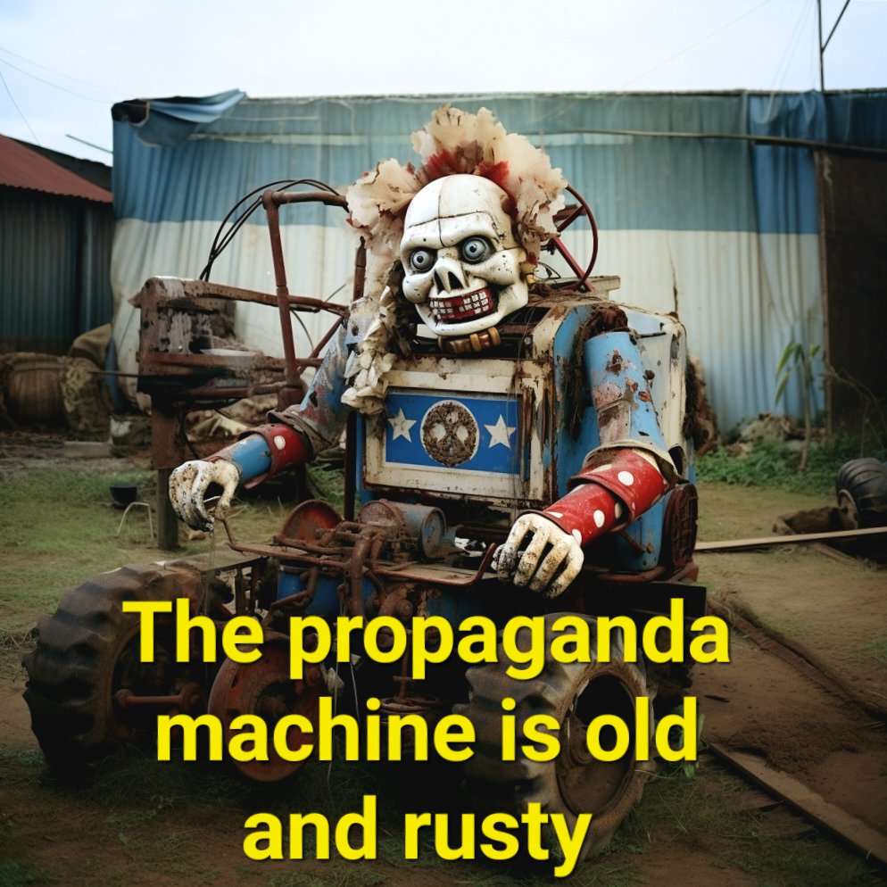 They are getting rusty
The propaganda machine is becoming a joke 
#StopGazaGenocide #IsraelTerrorism