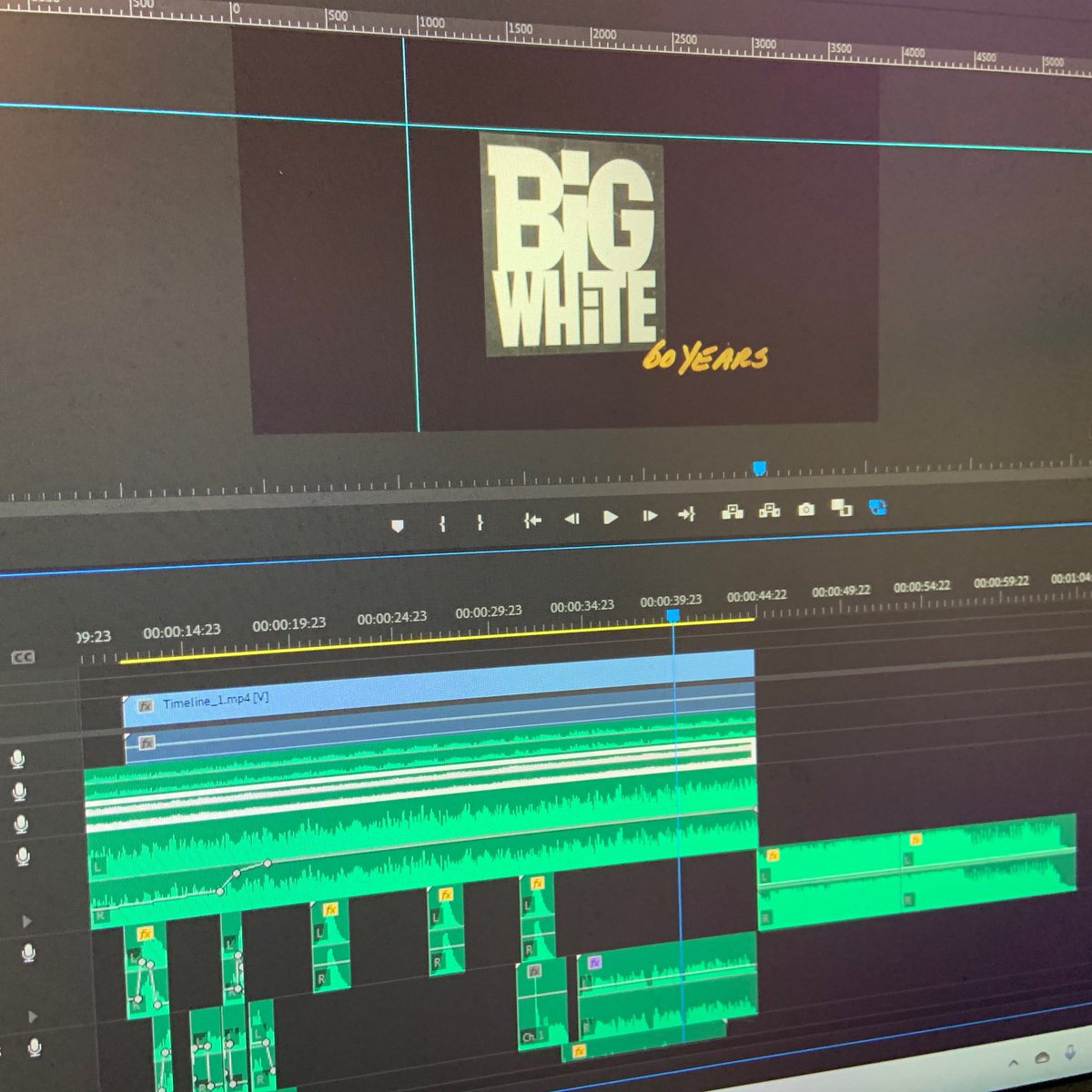 Over the next few months I’ll be working to take our small production company to one with a number of editors on staff handling multiple commercial and documentary projects. Here we go! Rough audio edits for anniversary intro…