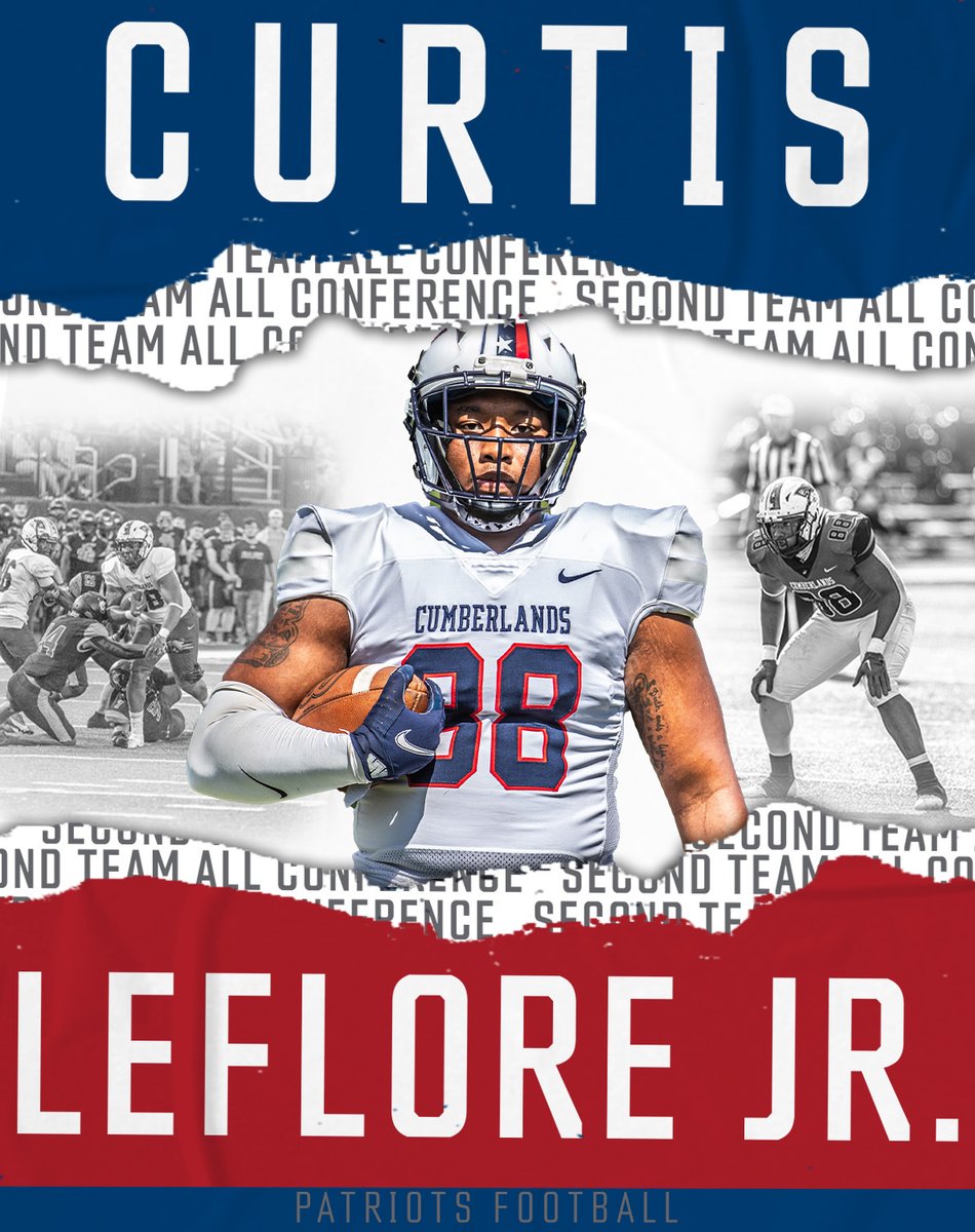 Adam Caudle and Curtis Leflore Jr. round out your Second-Team All-Conference honorees 🔥 #ALLIN #OneBigTeam Adam Caudle: LB Curtis Leflore Jr: TE