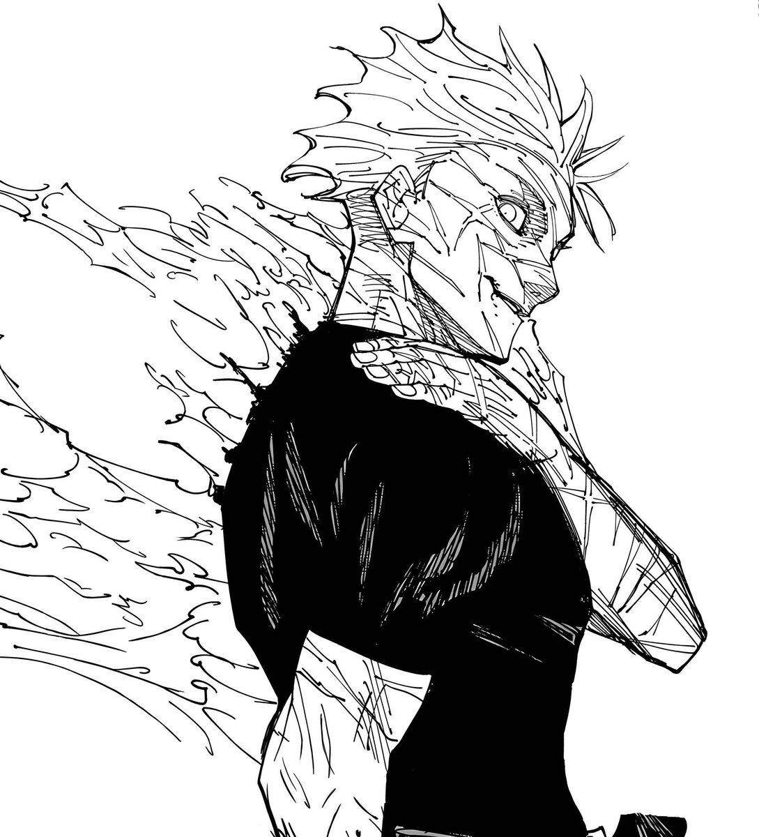 Kaminaskill's tweet photo. #JJKSPOILERS 

A la fin de l’épisode je me suis dis Azy ballec de Gojo maintenant c’est Fc Sukuna à fond mais je me suis rappelé d’un truc 

Les gars.. Satoru Gojo a 1 vs 3 ces deux monstres+ Agito mdrrrr 

C’est pas possible d’être autant fumé https://t.co/4IBgwrLKfL