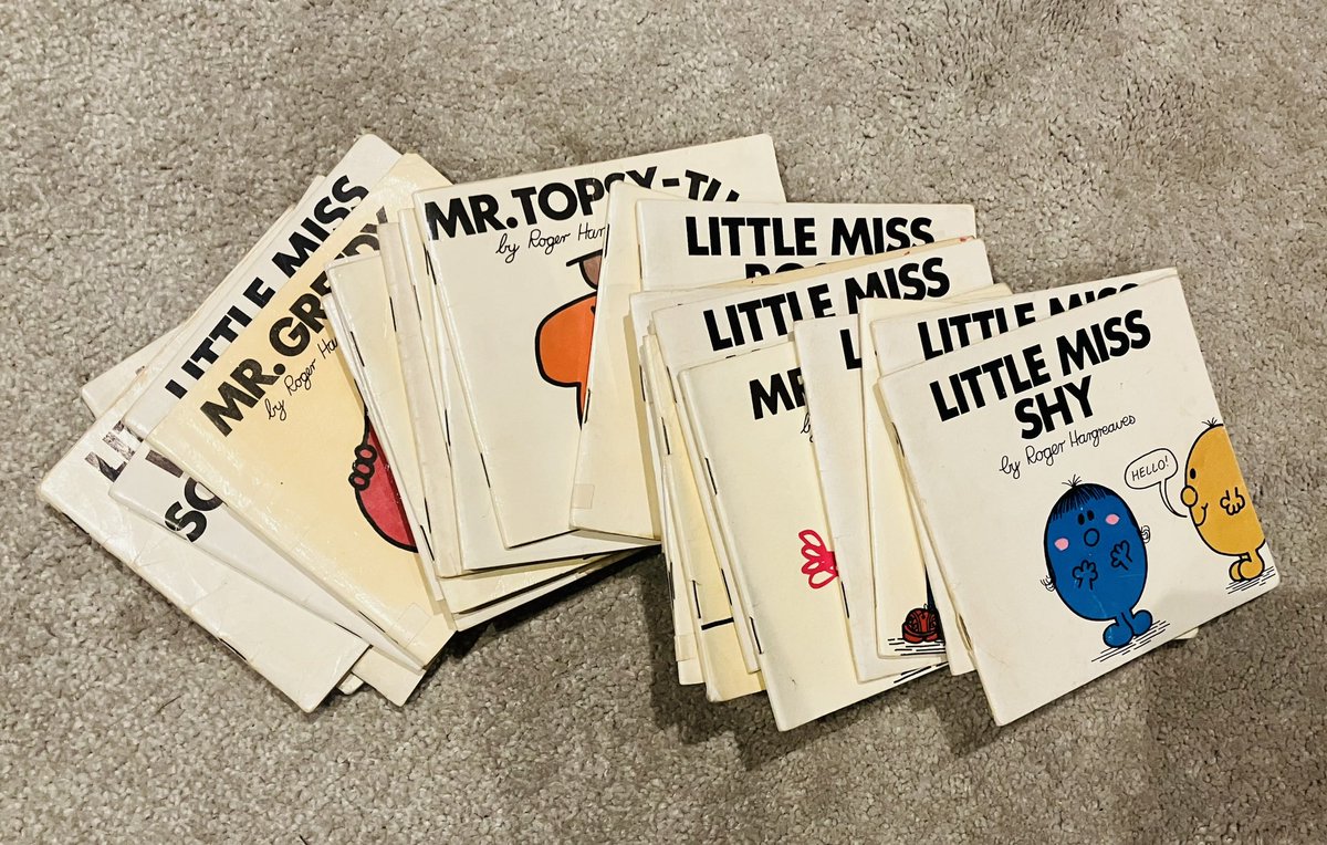 Great workshop today with @gobebrilliant on the art of brilliant leadership with fellow #NHS colleagues. Lots to think about and great slides… afterwards at home I looked through my childhood Mr Men and Little Miss collection but no Mr Nobody :( @beingbrilliant #artofbrill