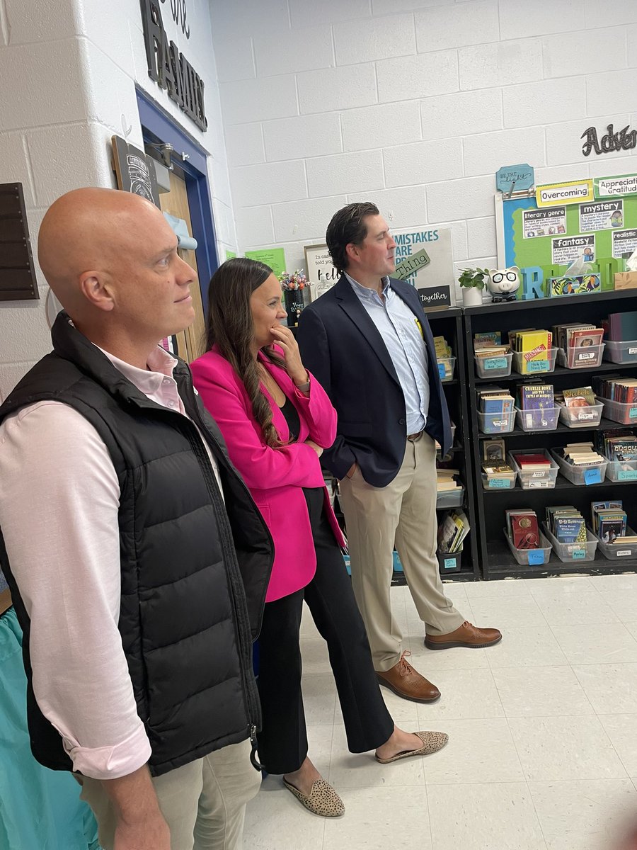 Spent the morning with 3 amazing business leaders for the KCS Partners in Education Principal for a day event. It was great to share school needs and discuss ways to partner with these community leaders! <a href="/NorthshoreES/">NorthshoreElementary</a>