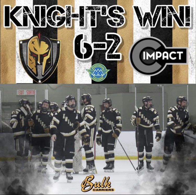 chtownknights's tweet photo. ⚔️KNIGHTS WIN!⚔️
A successful first day of the 2023 Monctonian as your Charlottetown Knights took down
Newfounlands Central Impact 6-2. Back at it tomorrow afternoon 12:15pm vs RNS.
#bulkcarriers #charlottetownknights #monctonian https://t.co/8OhskrWDMe