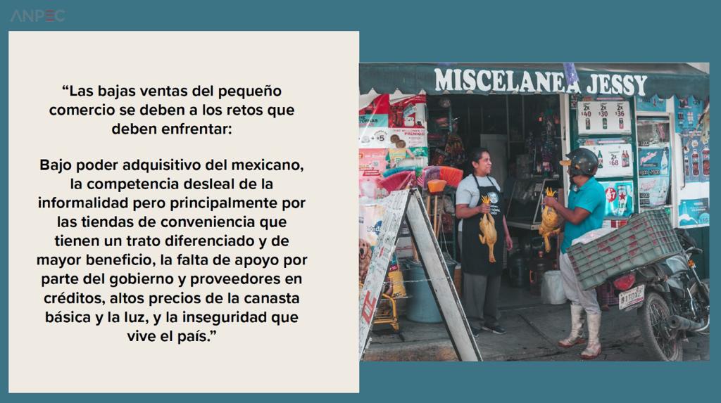 marrero_ma15560's tweet photo. Uno de nuestros #RetosDelPequeñoComercio es la competencia desleal, a parte de la inflación, nos está afectando mucho se refleja en la #EncuestaANPEC https://t.co/BIRyFsQaW2