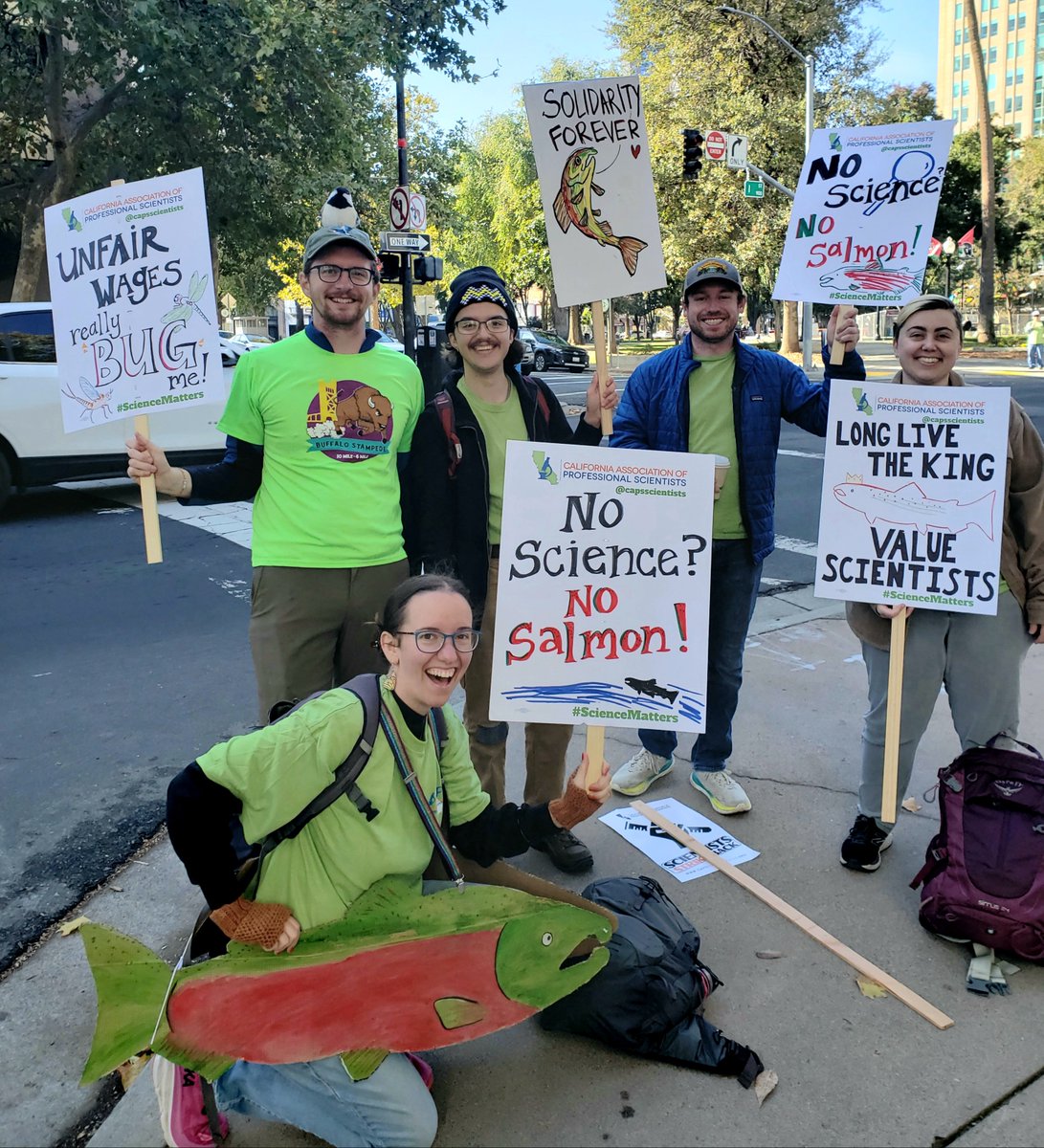 on strike and full of love for our study species! #DefianceForScience