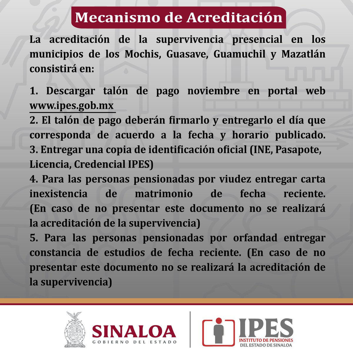 ipesgobmx's tweet photo. 🚨🚨🚨 AVISO SUPERVIVENCIA 🚨🚨🚨
CUALQUIER DUDA COMUNICARSE A LOS SIGUIENTES TELÉFONOS:
6675 994333
6675 995146
#AVISO #SINALOA #IPES https://t.co/3OvFRoUjzx