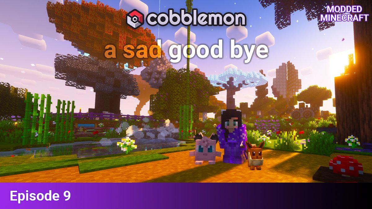 SandySparklesMC's tweet photo. #GoodBye! It's been good - off to better things! 

Watch the last episode of my Amazing #Cobblemon Series where I played with #Pokemon in #Minecraft! 
Latest Video: https://t.co/aJflR4Vl75

Subscribe so you know when Season 2 Starts! https://t.co/nJiXtLTTgQ