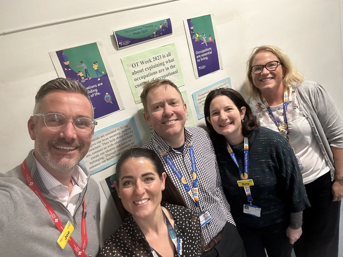 LOrthoptics's tweet photo. Lovely to catch up with James, Suzy and Jo leading the community children’s therapies team at Mile End Hospital. An amazing team who have championed ACP working- exciting times ahead. #AHPs @NHSBartsHealth @IanTaylorRD @KathEvans2 https://t.co/KGtOm6Xc61