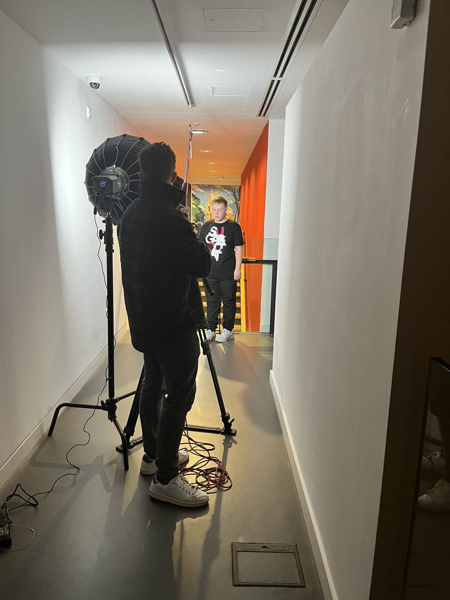 DunHSdrama's tweet photo. 💗Miss L was invited along to @ONFifePress Sugarcoat session tonight.
🎥The YP are creating a film and exhibition about well-being, shown next June.
⭐️Zack, Pearseus and Cohan from DHS are all in the project! 
#creativeindustries #article12 https://t.co/dHnuwYwisT
