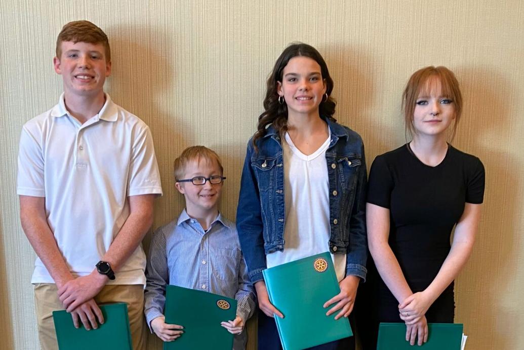 ModelHighDevils's tweet photo. Four MHS 8th Graders were recognized as "Terrific Students" by Rome Rotary for November. Congrats to Heath Pearson, Aiden Kilgore, Samantha Betz &amp; Cheyenne Brooks. They were nominated based on attitude, academic performance and attendance. #SettingtheStandardforSuccess https://t.co/NVEW6ooDcp