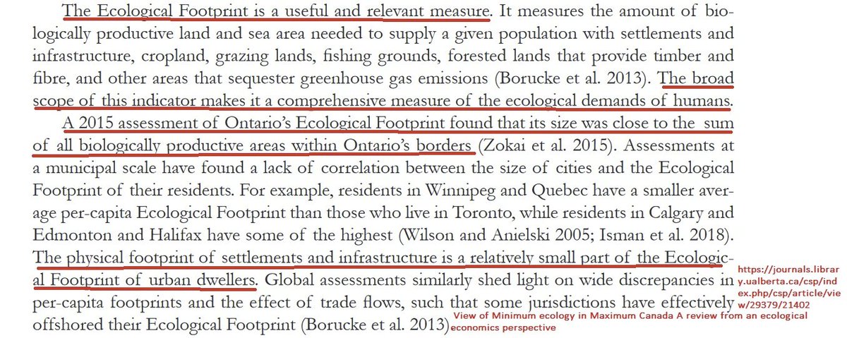treebeing's tweet photo. #overshoot
Mind boggling why people, who likely see themselves as progressives, e.g. the ENGOs @CanadaGray & #stopsprawl continue promote "growthism"? Do they believe along Doug Saunders #MaximumCanada "underpopulation harms CAN climate & ecological prospects"? @eco_miller https://t.co/b9xjiZ15hO