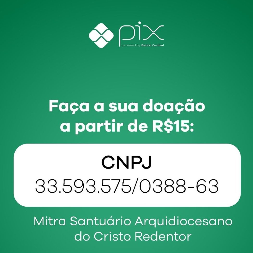 updateswiftbr's tweet image. 🚨 ATENÇÃO! O Padre Omar acabou de divulgar a Chave pela qual vocês podem estar fazendo a doação para a arrecadação dos alimentos para ajuda humanitária. Toda ajuda será bem-vinda! 

R$15 DOADO = 1 KIT (ÁGUA + PANETTONE)

#TaylorNoCristo