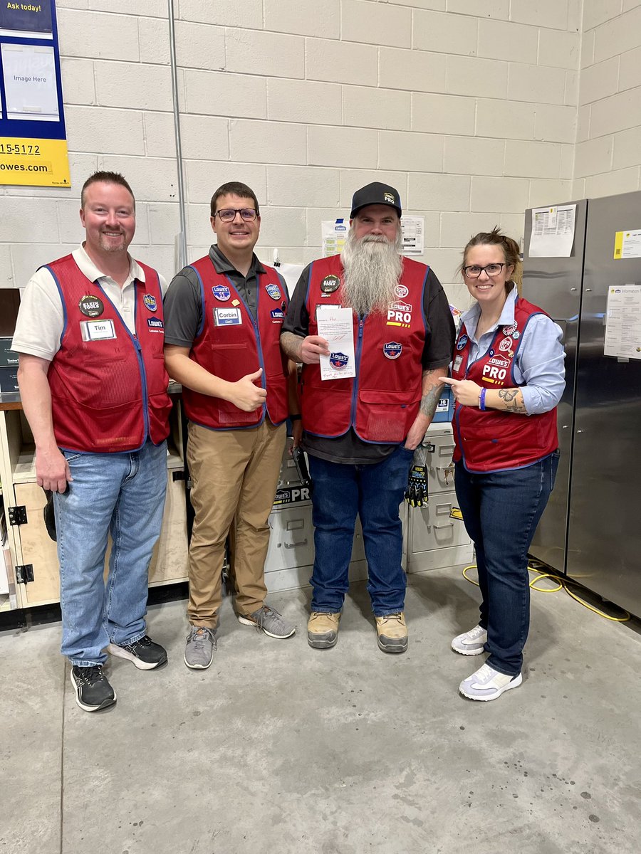 Corbin @ Lowe’s tweet media