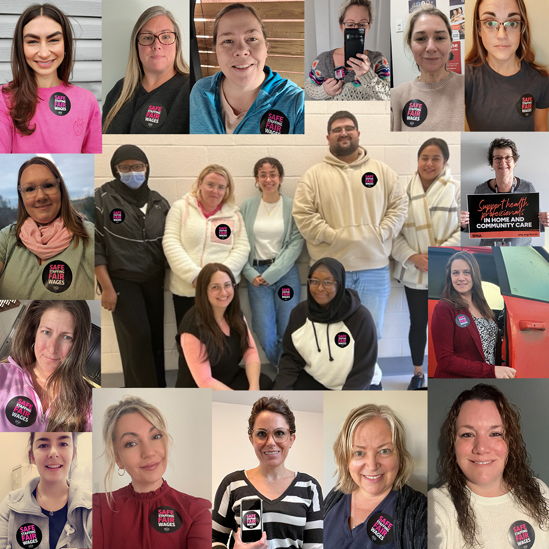 ontarionurses's tweet photo. Show your support for Home and Community Care Support Services members who are in conciliation this week, demanding #FairWagesSafeCare from @OntarioHealthOH @fordnation & @SylviaJonesMPP.
Learn more about how #SupportHCCSS here: https://t.co/7pIOrBKhb0 https://t.co/j5J3KswyIM