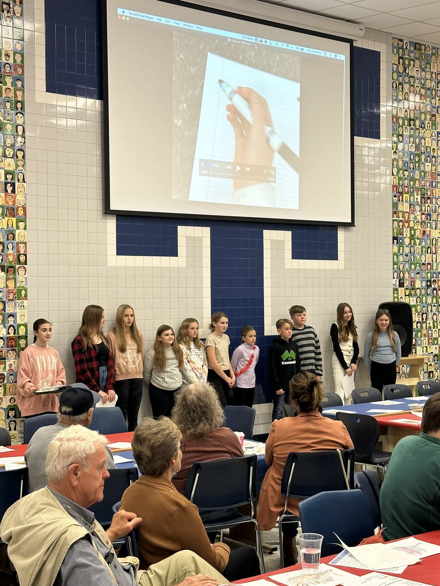 talawanda's tweet photo. TMS hosted a beautiful event with dessert and orchestra performance for local senior citizens!  Happy Thanksgiving 💕 https://t.co/HDZdyGU0F5