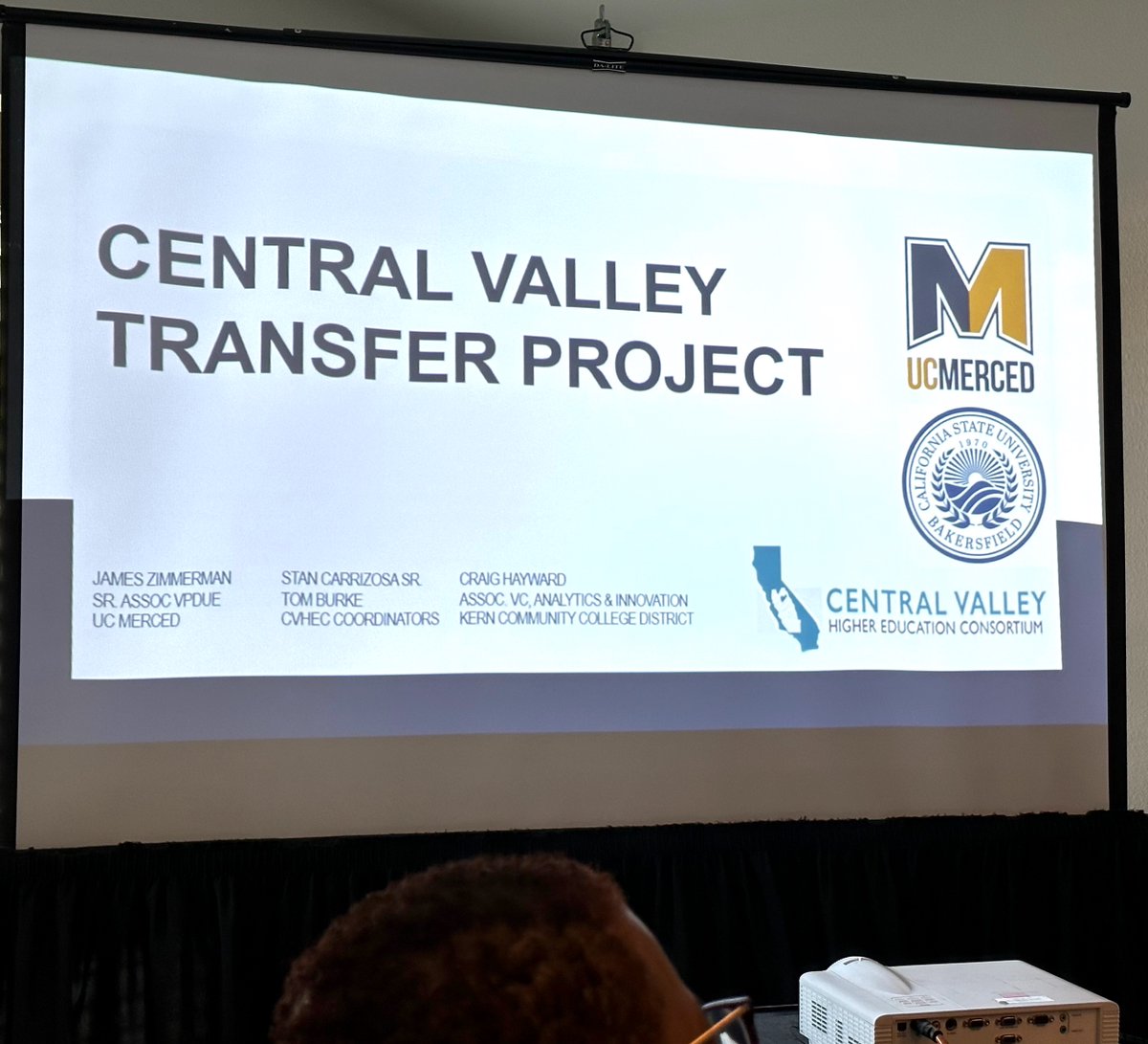 CVHEC_'s tweet photo. Our  #TransferProject team presents #PathwaysProgramMapper at @ccleague convention today with Stan Carrizosa, James Zimmerman @ucmerced, Tom Burke @KernCCD. Student testimonial: Araceli Tilley #transfer success story. Jennifer Johnson @FoundationCCC. Bkgd: https://t.co/6eavadjcJ6 https://t.co/TcR0HomGRS