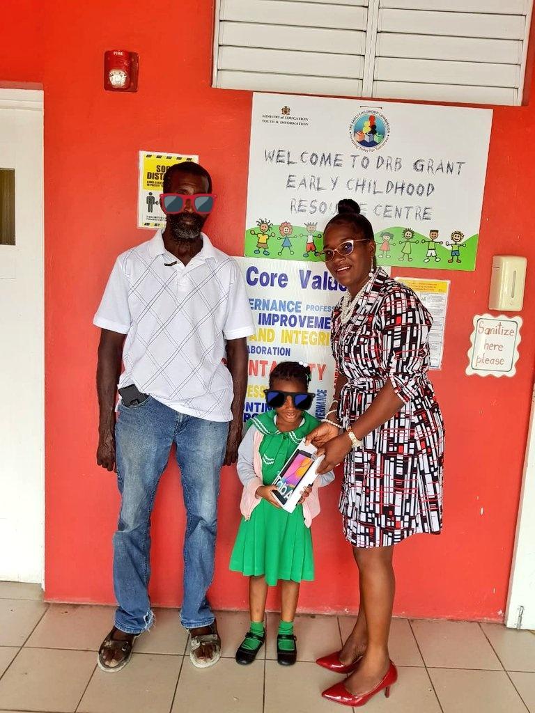 Tablet distribution in region 4. Daddy and daughter show their appreciation👍👌 #12StandardsMatter <a href="/ECCJA/">Early Childhood Commission</a> <a href="/Stcy14226538/">October Girl✨️♏️</a> <a href="/FaithlynLyle/">Faith Lyn</a> <a href="/GrinionM/">M Grinion</a> <a href="/SDixonreg6/">Simone Ellis Dixon</a>