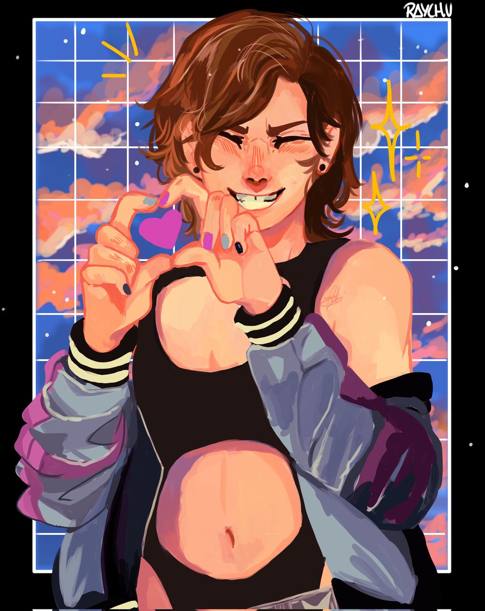 ArtRaychu's tweet photo. Smile! ✨💜
This person is so beautiful 
#ranboo #ranboofanart #bootwtgallery https://t.co/L1rI3EKpK0