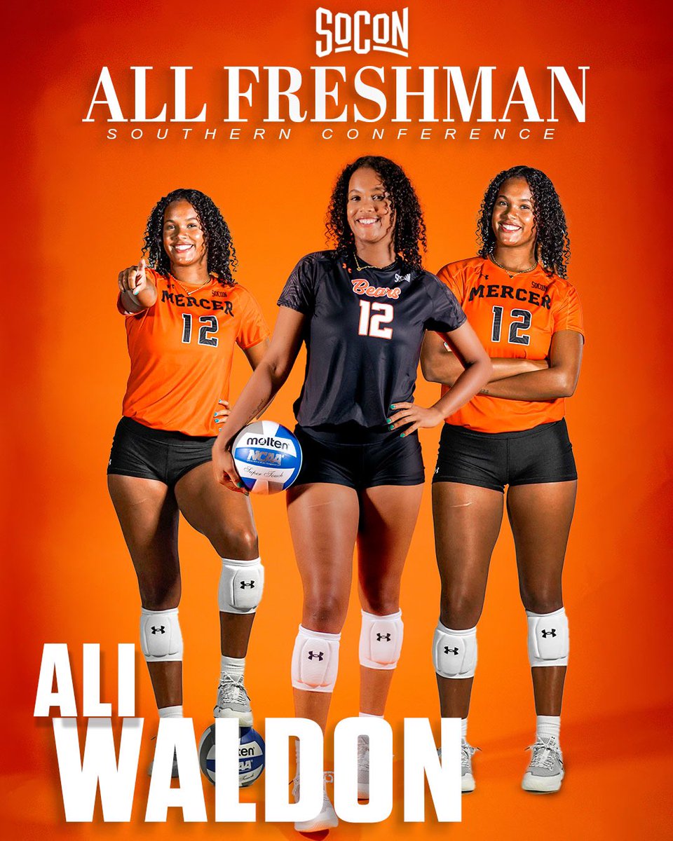 Introducing your All-Conference Team members: Kylee Quigley and Skyler Bumpers-First Team, and Ali Waldon-All-Freshman 👑 

#RoarTogether | #BearNation