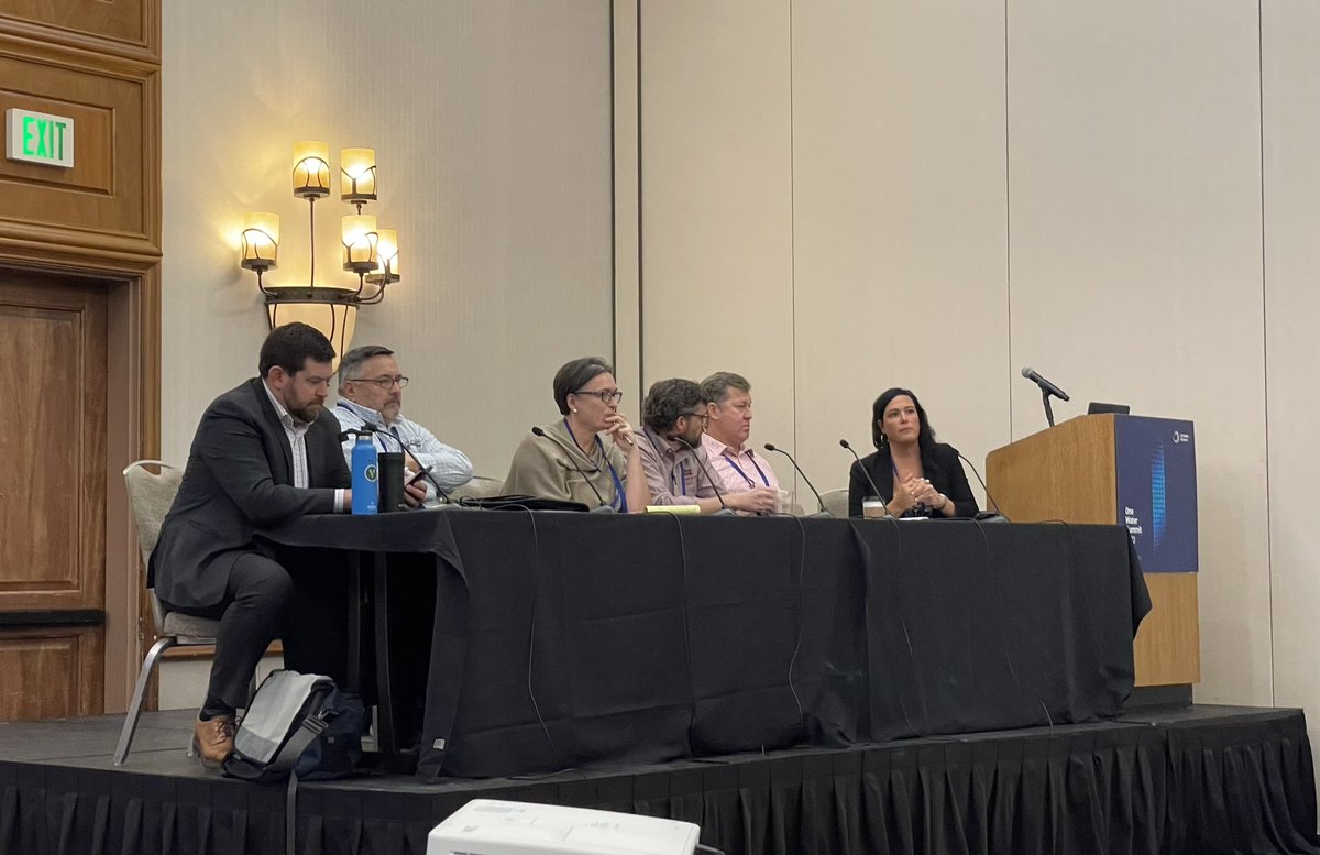It’s been a great week at the <a href="/USWaterAlliance/">US Water Alliance</a> conference. Thankful to be a part of the panel on “Unifying Urban and Rural Interests through Water” with this distinguished group of professionals from across the USA. #water #OneWaterSummit