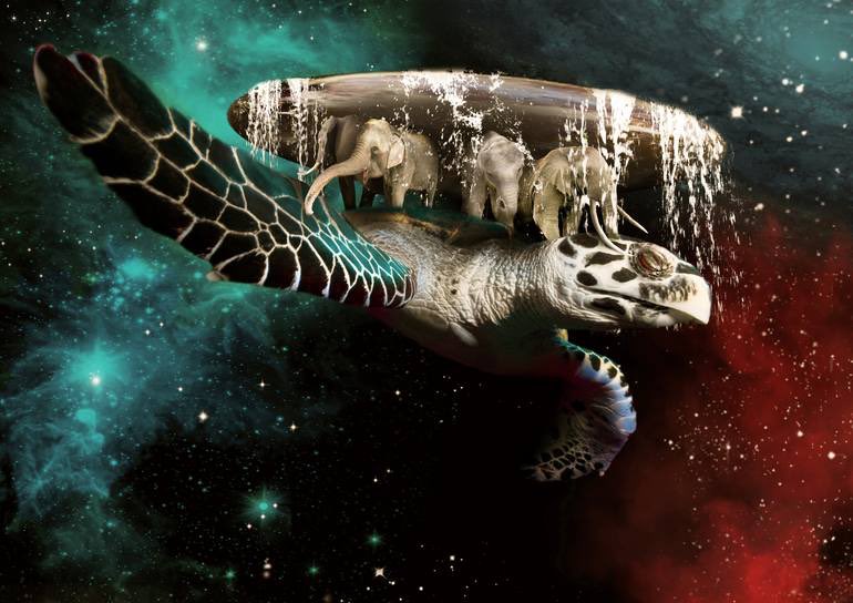 DiscworldHerald's tweet photo. Esk had often wondered if the Turtle was really a myth. It seemed a lot of trouble to go to just to move a world. But there It was, almost as big as the Disc It carried, frosted with stardust and pocked with meteor craters.
#GreatATuin
#EqualRites 🧙♀️ #Discworld03 https://t.co/VQbcBOYdLn