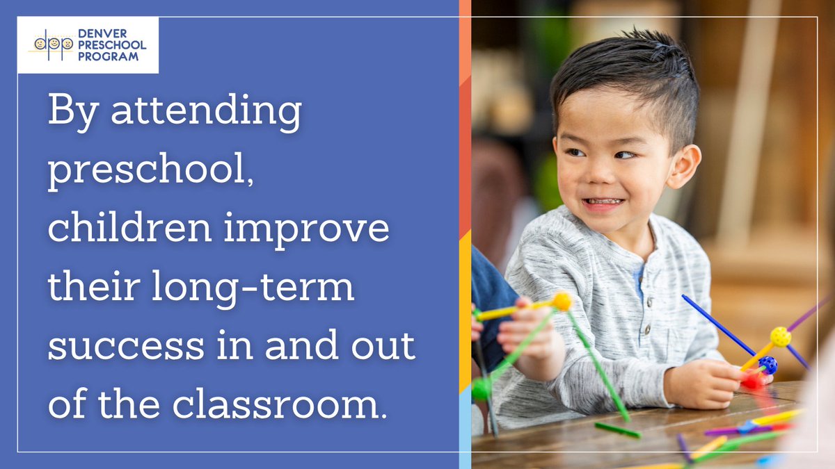 Children who attend a #preschool program are more likely to go to college and earn a higher annual income over their lifetime. <a href="/dpp_org/">Denver Preschool Program</a> believes that every Denver child deserves the chance to benefit from quality early childhood experiences.