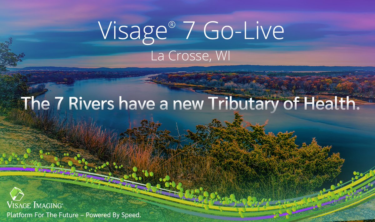 Visage is celebrating our latest go-live - the beautiful marriage of Visage 7 and the 7 Rivers Region! hubs.la/Q0299lXW0 #CloudPACS #SaaS #PlatformForTheFuture #PoweredBySpeed