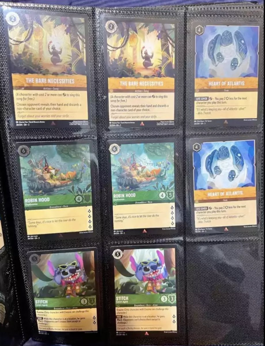 OnceUponADraw's tweet photo. 🚨 Disney Lorcana Chapter 3 leaks! 

👀 Lookie here! Chapter 3 seems to have a new card type. See it!?

⭐️ Stitch says “when this character is at a location is gains Ward.”

🕵🏻 So what do we think Locations are!? 

#Disney #Lorcana #Spoilers https://t.co/SPlMTHZYnN