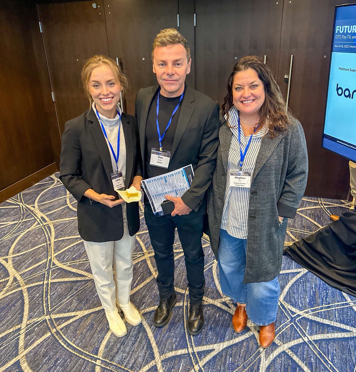 TeamAteliere's tweet photo. Last night, our CEO and Founder, @iamdgoman, spoke at @ParksAssociates' Future of Video event, discussing the future of streaming TV and the resurgence of premium linear content. 📺✨
Thanks for having us take part in the conversation!
#MediaMadeEasy #FutureVideo23 #StreamingTV https://t.co/FYNlltmj22