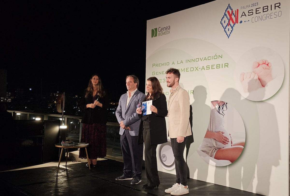 La Dra. <a href="/mina_popovic_/">Mina Popovic</a> recibe el premio a Mejor Póster ASEBIR por su estudio "Reporting cromosomal mosaicism reduces the diagnostic accuracy of preimplantation genetic testing: results from the extended in vitro culture of 230 Human Embryos"

<a href="/ASEBIRreprod/">ASEBIR</a>