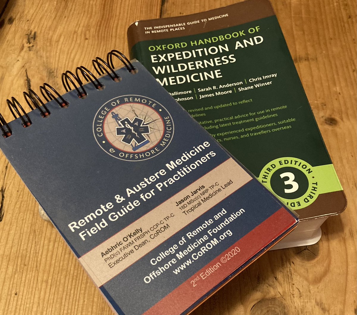What pocket guides do you use?

Especially ones covering wilderness medicine…