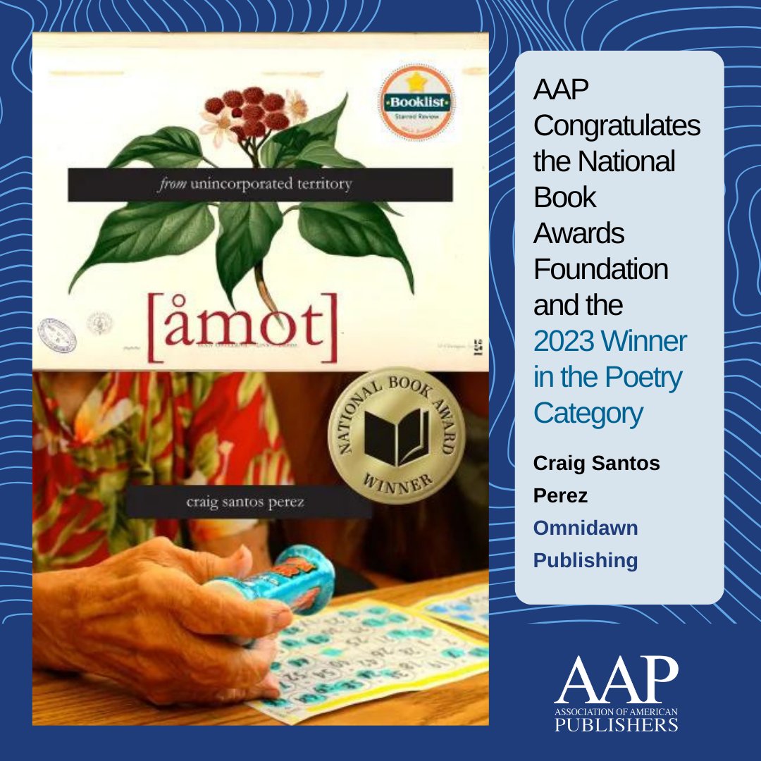 Congratulations to @Omnidawn and @craigsperez on winning the National Book Award in the Poetry category!