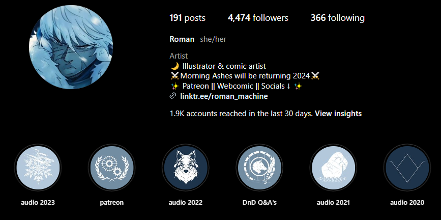 roman_machine's tweet photo. I might be a little overly proud of actually making my IG all ✨aesthetic✨ but it was long overdue https://t.co/JUpOSaYfRY