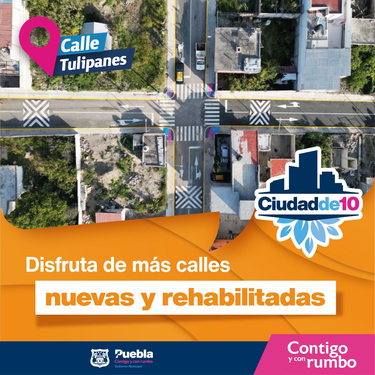 ¡Seguimos chambeando en colonias y juntas auxiliares! ​😀 Mira cómo quedó la calle Tulipanes en San Francisco Totimehuacán.

#ContigoYConRumbo