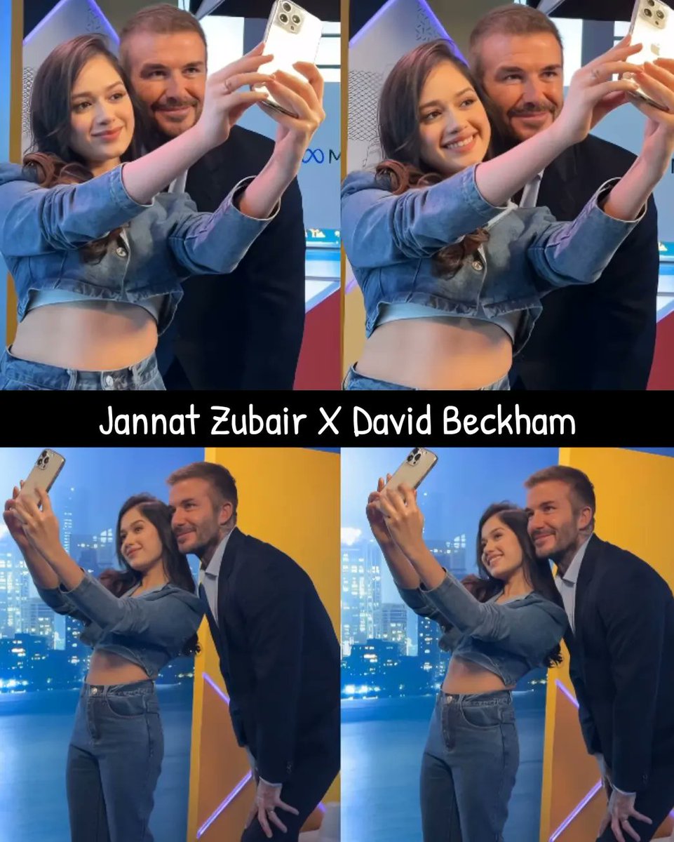 FaiNat_ZK's tweet photo. So proud of u my girl @jannat_zubair29 @Davidbeckhamt20 
#JannatZubair #DavidBeckham https://t.co/JmMo2y0X5K