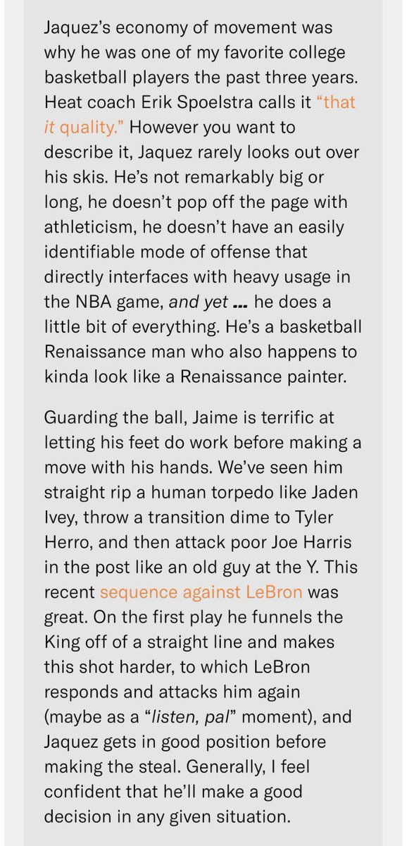 dru_star's tweet photo. The Ringer’s 2023-24 NBA Rookie Rankings
1. Victor Wembanyama, Spurs
2. Chet Holmgren, Thunder
3. Ausar Thompson, Pistons
4. Dereck Lively II, Mavericks
5. Cason Wallace, Thunder
6. Brandon Miller, Hornets
7. Keyonte George, Jazz
8. Jordan Hawkins, Pelicans
9. Jaime Jaquez Jr., Heat
10. Scoot Henderson, Trail Blazers
Link: https://t.co/VvjAN2DdRX