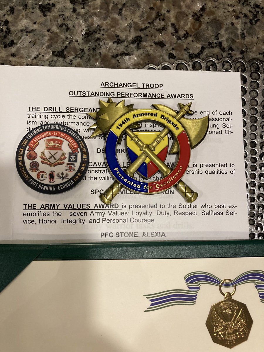 ryanjstone1992's tweet photo. Congratulations to Galva’s Lexi Stone! Army Achievement Medal Awardee,Army Values Awardee. https://t.co/Yrj9v3QwEz