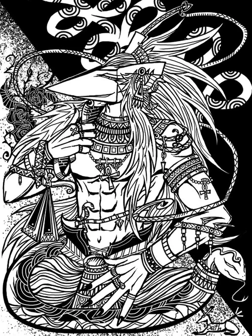 セト神
砂漠と嵐を司る

#イラスト
#エジプト神 