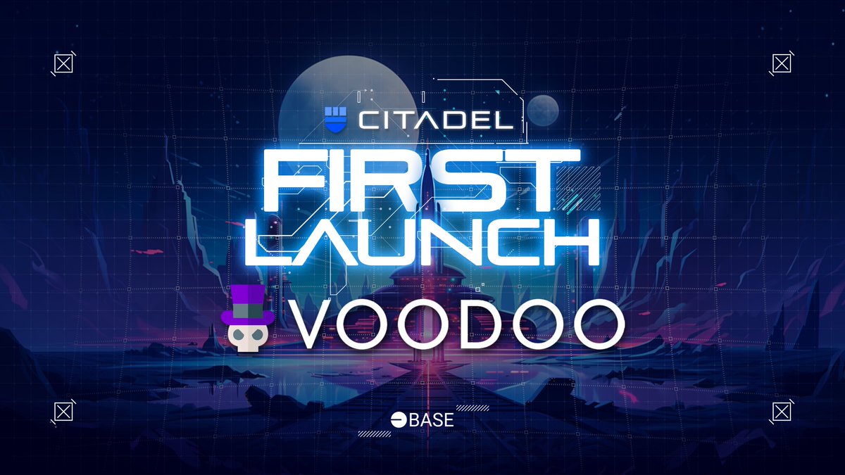 EarlyMinter's tweet photo. Excited to celebrate @citadelswap’s groundbreaking milestone! 🎉🚀 

As proud partners, we’re thrilled to witness their first key launch partner, @TradeVoodoo, joining the Citadel’s Council. 

Let’s pave the way for innovation together! 

#Partnership #CitadelSwap #BuildOnBase #Web3