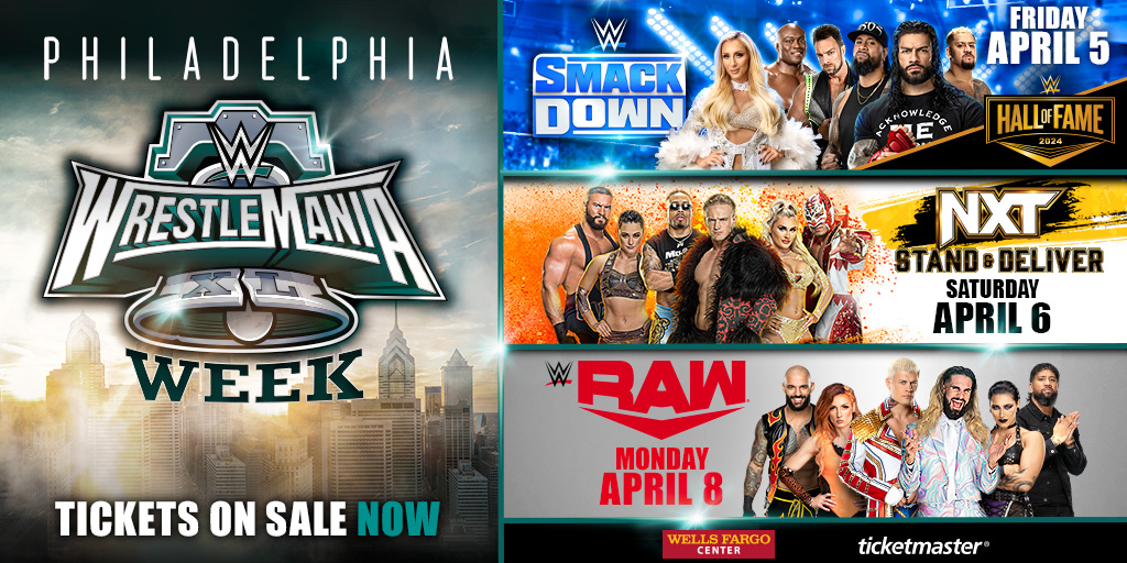 WrestleMania 39 tickets are now on sale at Ticketmaster.com