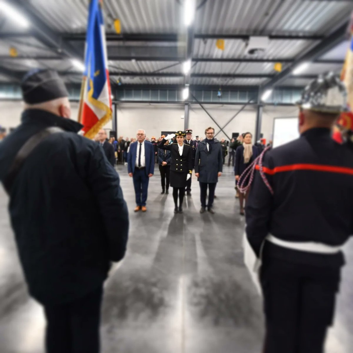 SDIS_49's tweet photo. // 🔴🚒🚨 Inauguration officielle du centre « les 3 Rivières »

Inauguré ce soir, le nouveau centre constitue une réussite aux enjeux de maintenir et de structurer une réponse de proximité, d’un regroupement technique et humain des centres de Tiercé et d’Etriché. https://t.co/ebFeXm8126
