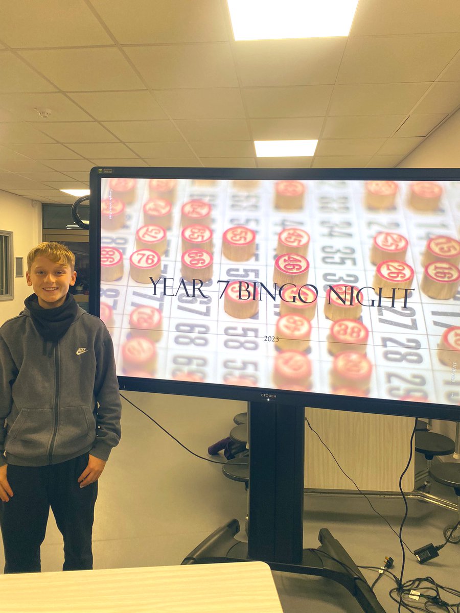 Humanities_THS's tweet photo. A wonderful evening at our @TuringHsFriends Year 7 BINGO evening - a particular big thanks to our students who helped make it possible 😊 https://t.co/FhNBS2M7yJ