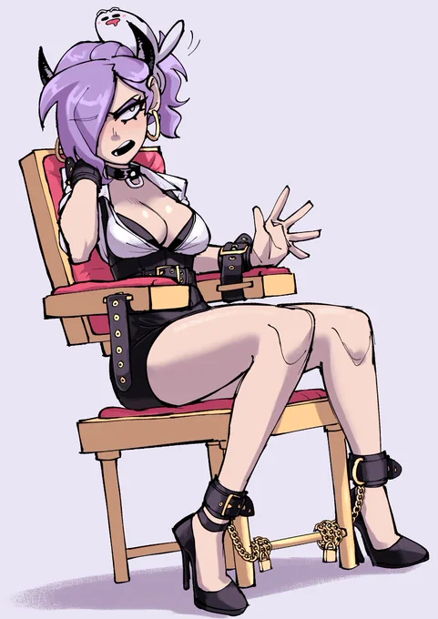 Liz in the cool GOLDENchair!! 
