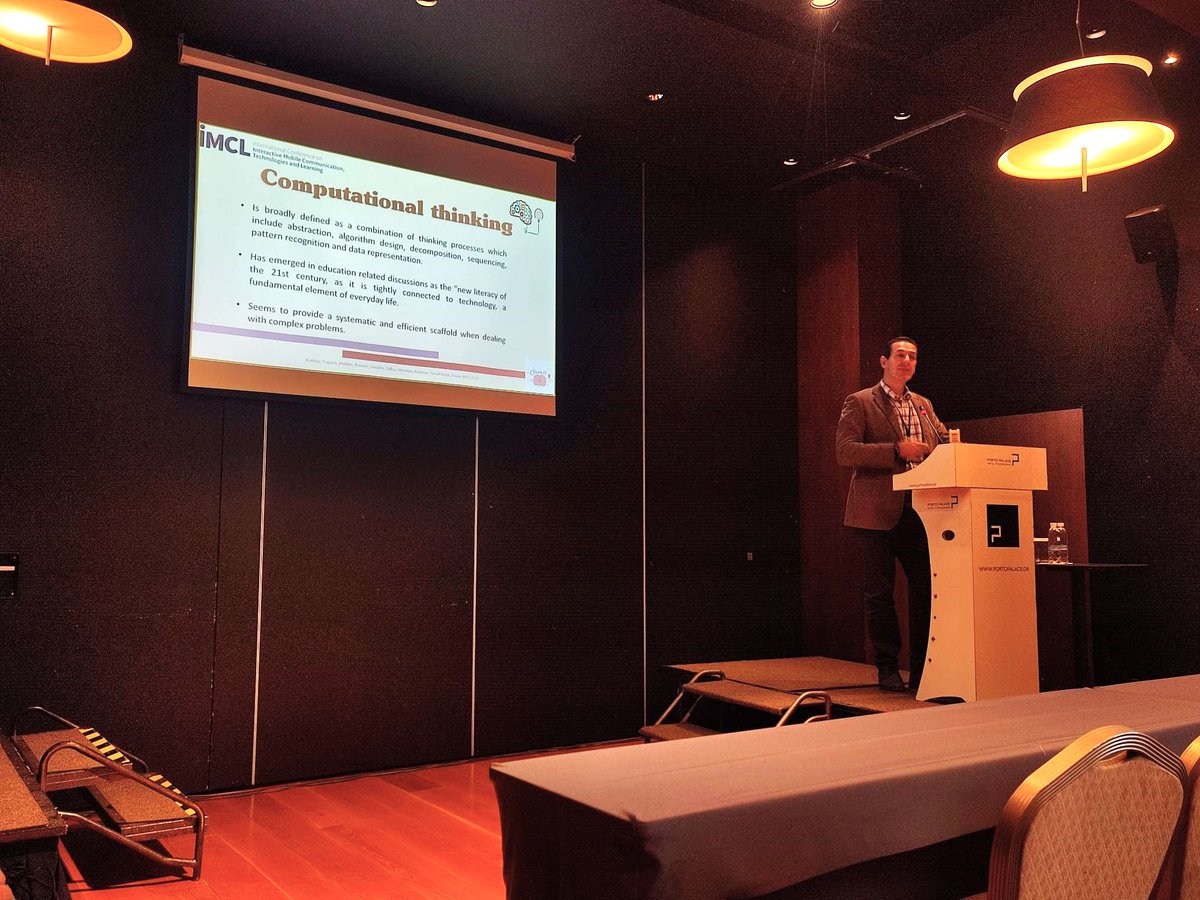 Cthinkit's tweet image. We&apos;re thrilled to share that Dr. Tharrenos Bratitsis presented our impactful paper, &quot;CULTIVATING COMPUTATIONAL THINKING IN EARLY YEARS THROUGH BOARD GAMES. THE CTHINK.IT APPROACH&quot;, at the esteemed IMCL 2023 conference. 📚🎓#IMCL2023 #ComputationalThinking #CthinkIT