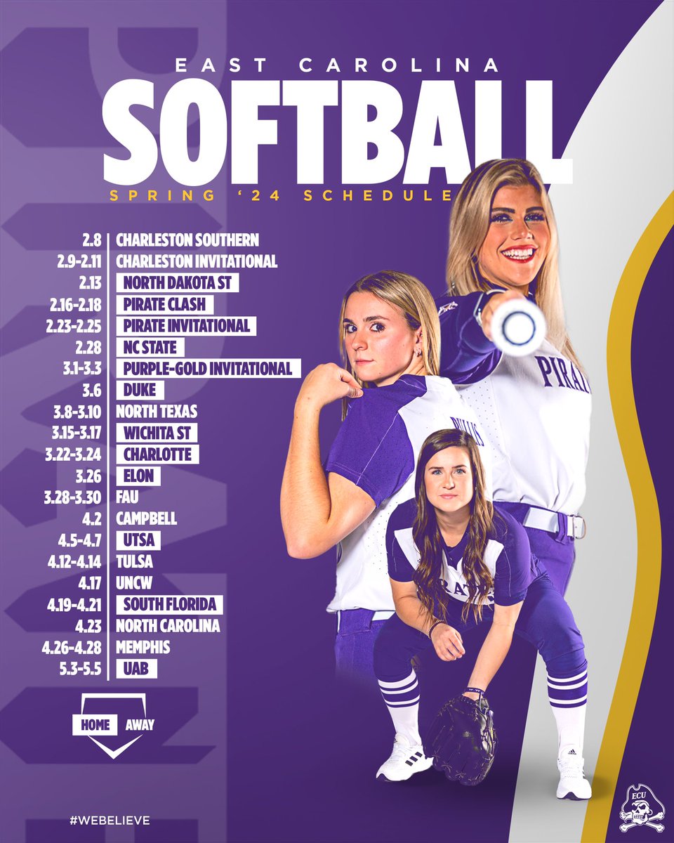 2024 Season Schedule is here and we couldn’t be more excited! 🏴‍☠️🙌

💻: bit.ly/49HPPbi

#WeBelieve