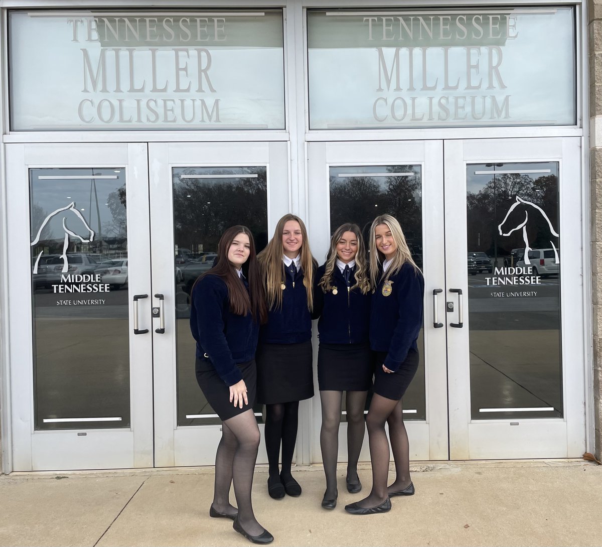 BedCoSchools's tweet photo. 4 members of the #CascadeHigh #FFA - Marlee Hansen, Grayci Collard, Leah Guffey & Bre Lovvorn - recently placed 8th out of 74 teams at the TN FFA State Horse Evaluation Career Development Event! With 289 contestants, Grayci Collard attained the 22nd-highest individual score! https://t.co/9vuDdKXAir