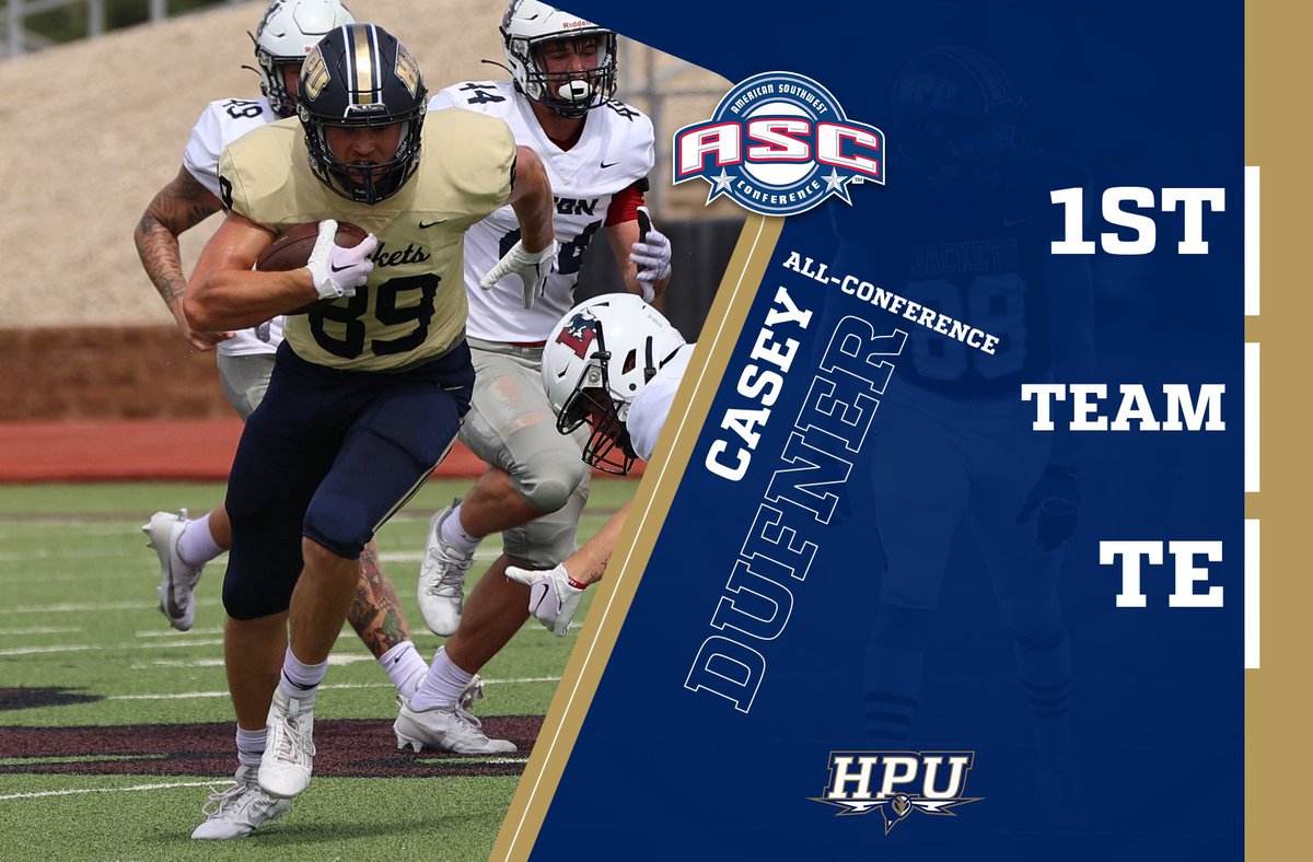 hputxfootball's tweet photo. Congrats to Casey Dufner! 1st Team All Conference TE!

#YoJackets #TTNS #FIGHTlikaFREAK https://t.co/VPiXRYAuUj