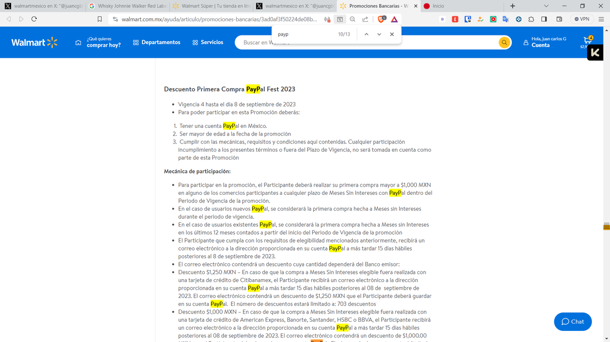 juancgb00's tweet photo. @WalmartMexico una promoción vencida? , esta información no me da ninguna solución https://t.co/P37ltkVg3o