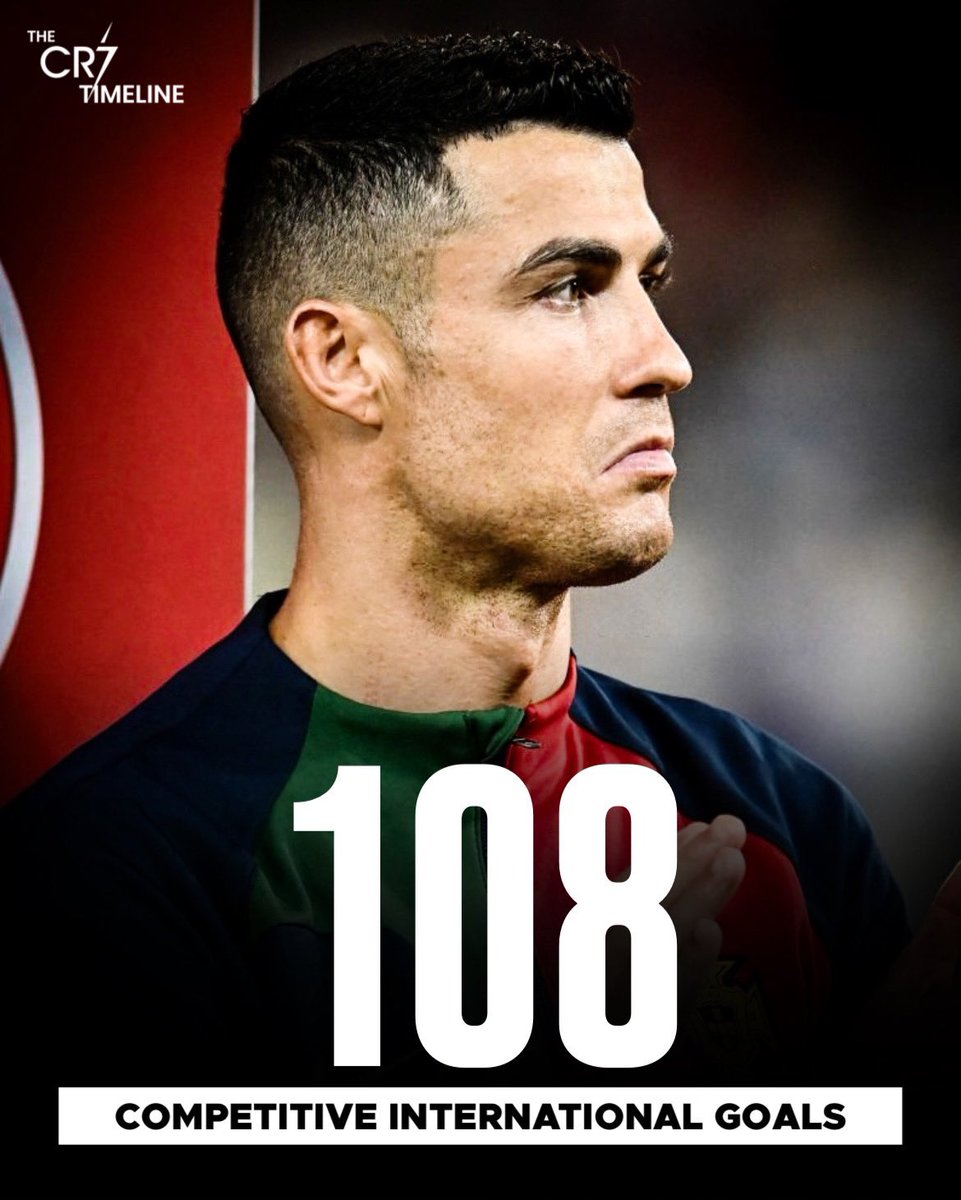 ❗️ Cristiano Ronaldo has now scored 108 competitive international goals for Portugal. 🐐 We don’t do friendlies.